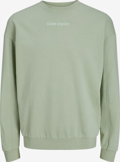 JACK & JONES Sweatshirt 'Stagger' in de kleur Kaki / Riet / Pastelgroen / Rood, Productweergave