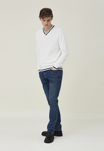 Lexington Sweater 'Stefan' in White