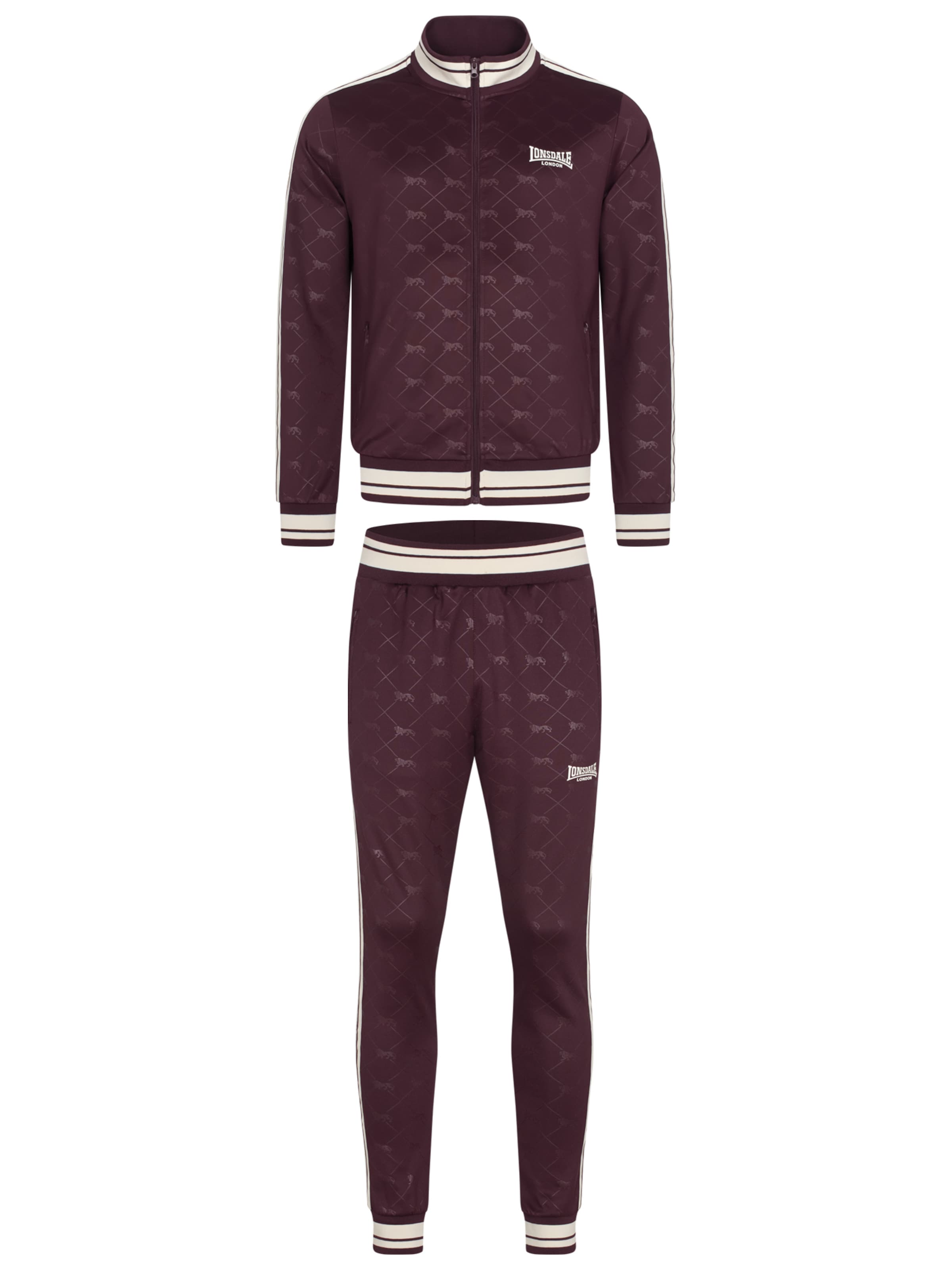 LONSDALE Jooksudress 'Ashwell', värv punane: eest vaates