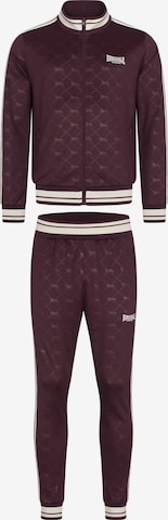 LONSDALE Костюм для бега 'Ashwell' в Красный: спереди