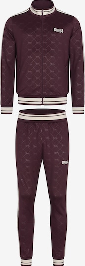 LONSDALE Jogging komplet 'Ashwell' u ecru/prljavo bijela / tamno crvena, Pregled proizvoda