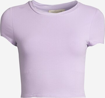 T-shirt AÉROPOSTALE en violet : devant