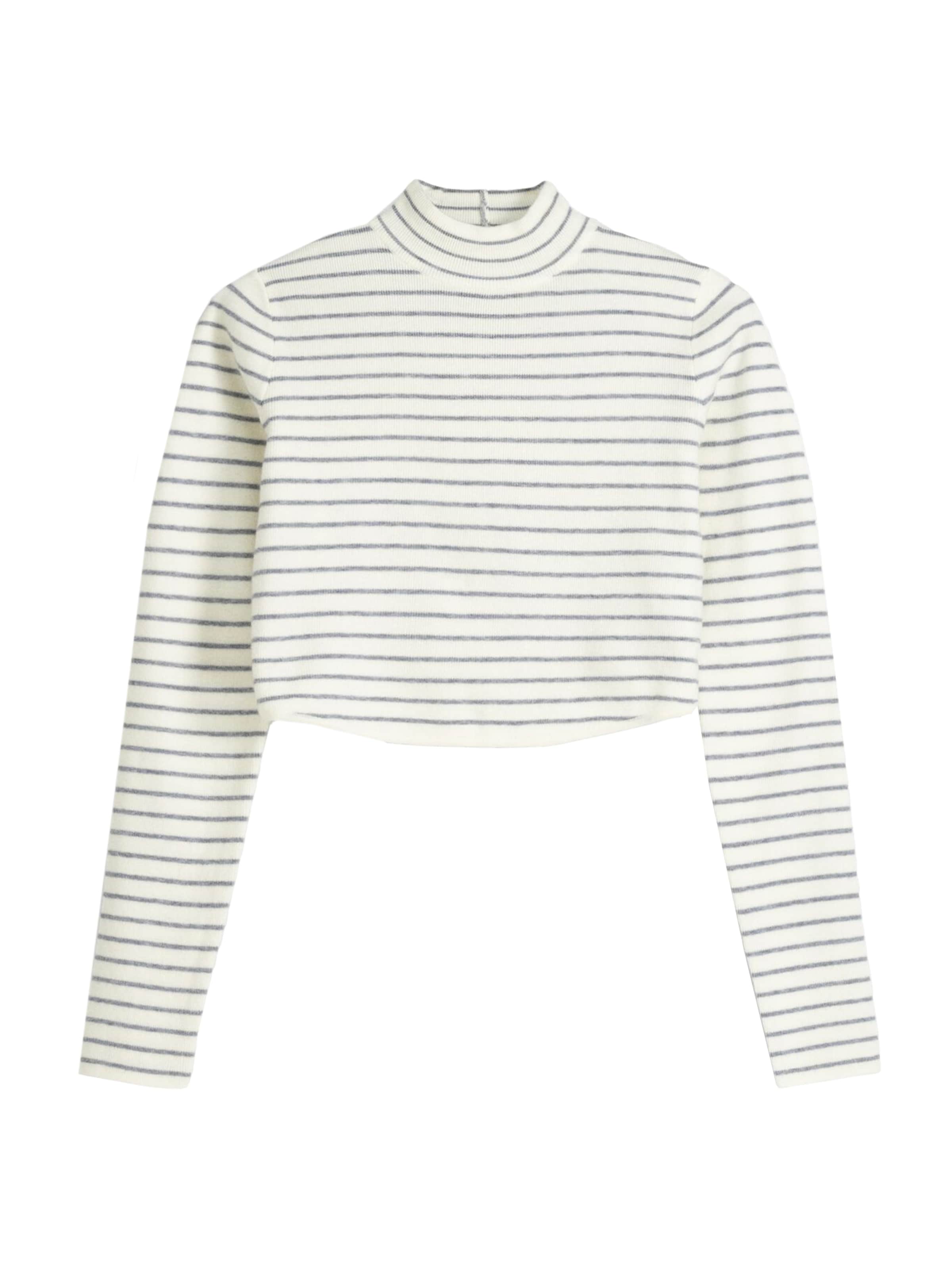 Pull-over Bershka en gris : devant