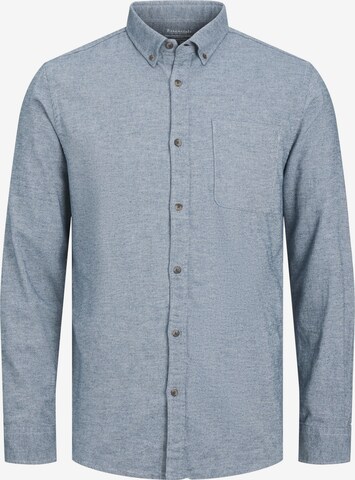 Slim fit Camicia 'Classic' di JACK & JONES in blu: frontale