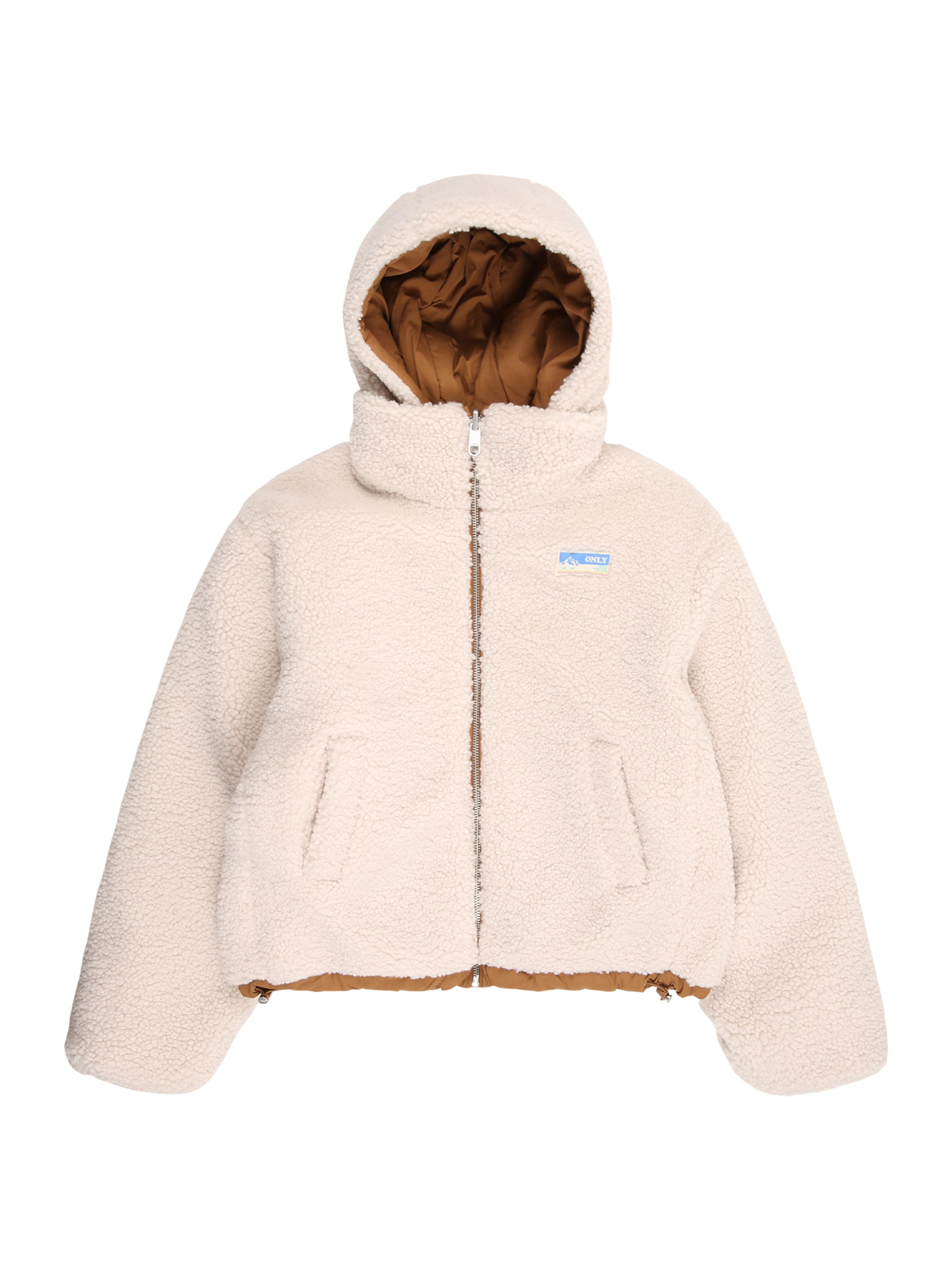 Geacă de iarnă de la ONLY GIRLS pe maro: față