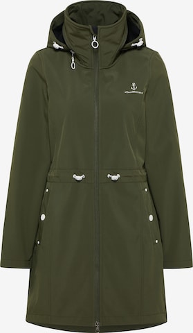 DreiMaster Maritim Raincoat in Green: front