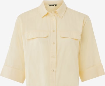 MEXX Pusero 'Boxy Popeline' värissä keltainen: etupuoli