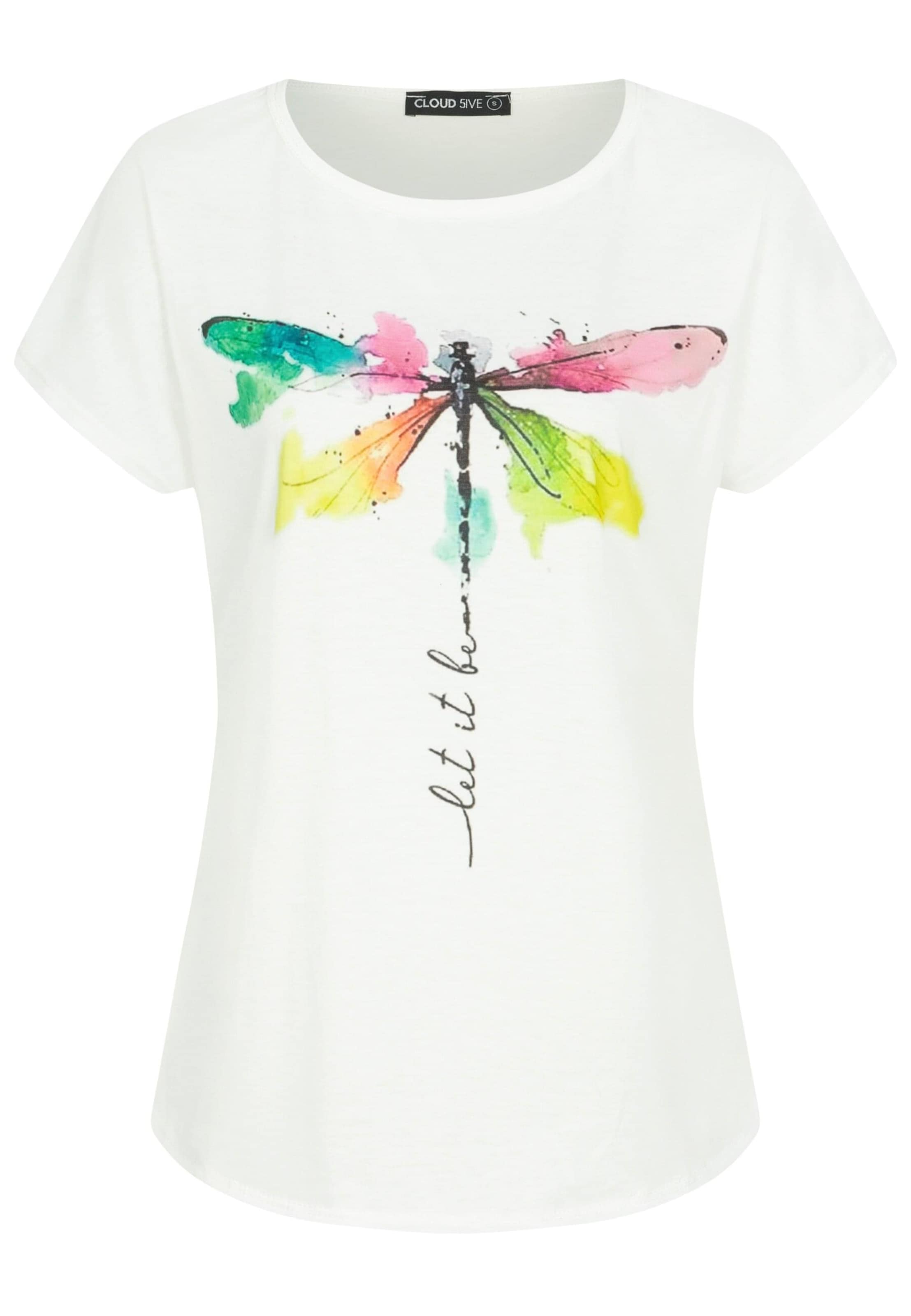 Cloud5ive T-Shirt in Weiß: Vorderseite