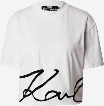 Karl Lagerfeld T-Shirt in Weiß: predná strana