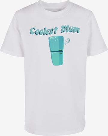 ABSOLUTE CULT Shirt 'Mother's Day - Coolest Mum' in White: front