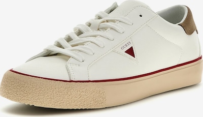 GUESS Matalavartiset tennarit 'DAVOR' värissä punainen / valkoinen, Tuotenäkymä