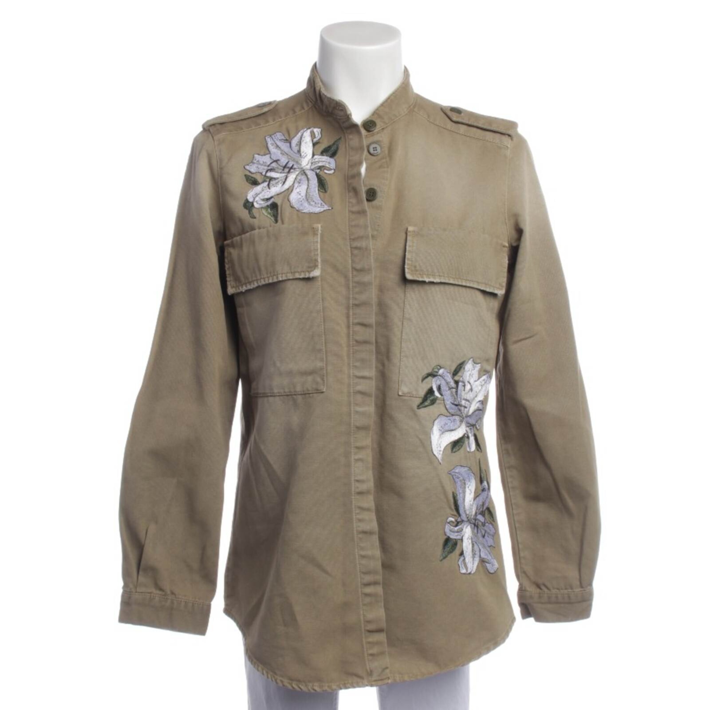 Dondup Sommerjacke S in Grün: Vorderseite