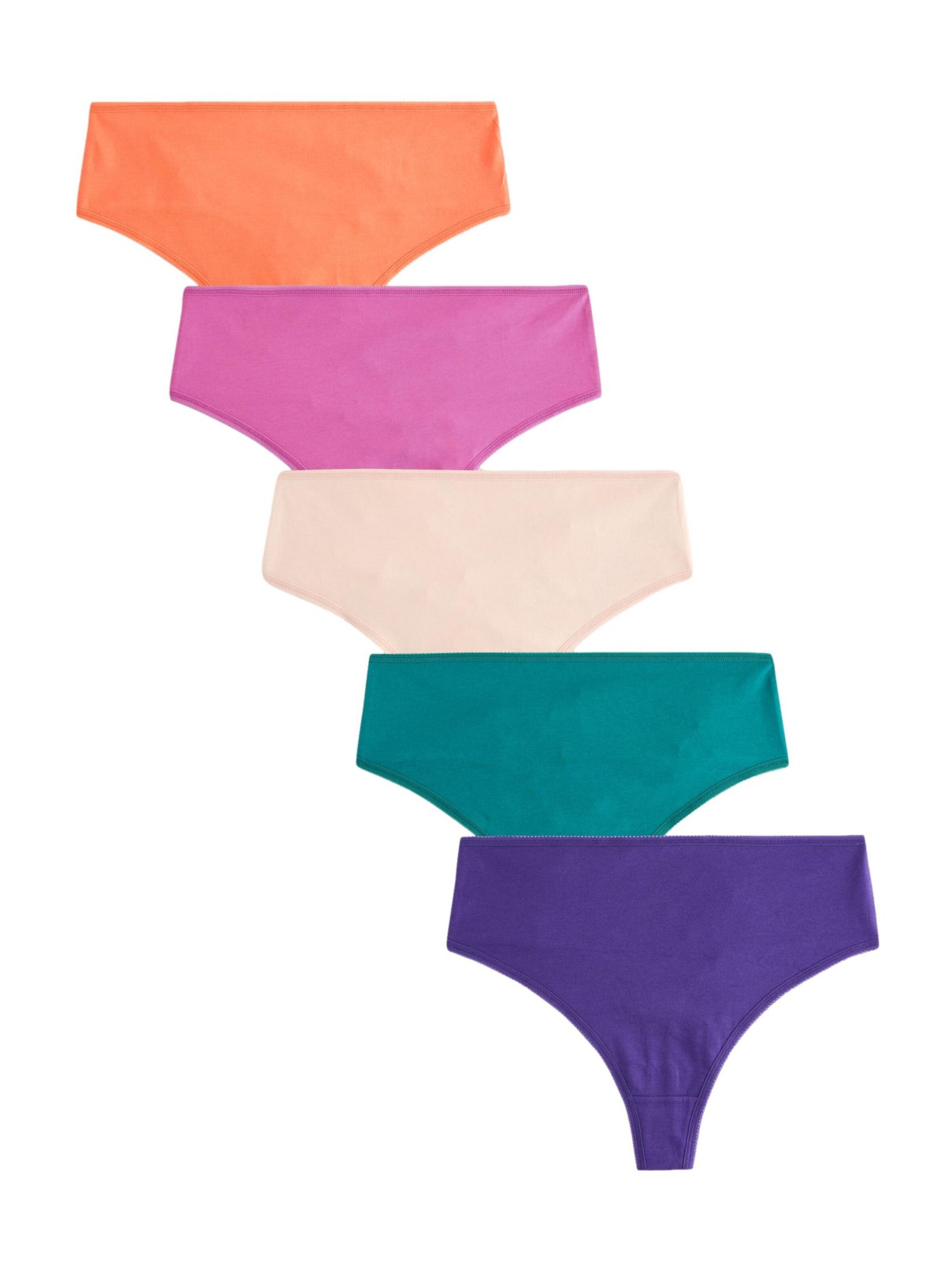 Next Thong in Beige: front