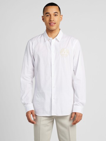 Coupe regular Chemise Versace Jeans Couture en blanc : devant