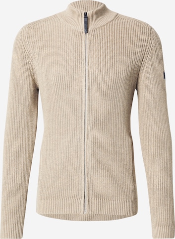 s.Oliver Knit Cardigan in Beige: front