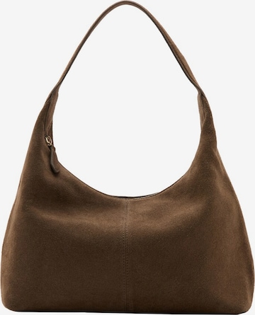 MANGO Shoulder Bag 'Curro' in Brown: front