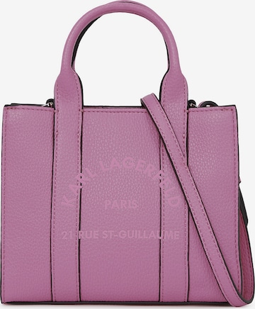 Sacs à main 'Rue St-Guillaume' Karl Lagerfeld en rose : devant
