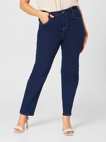 Regular Jean 'Ellis' Dorothy Perkins Curve en bleu : devant