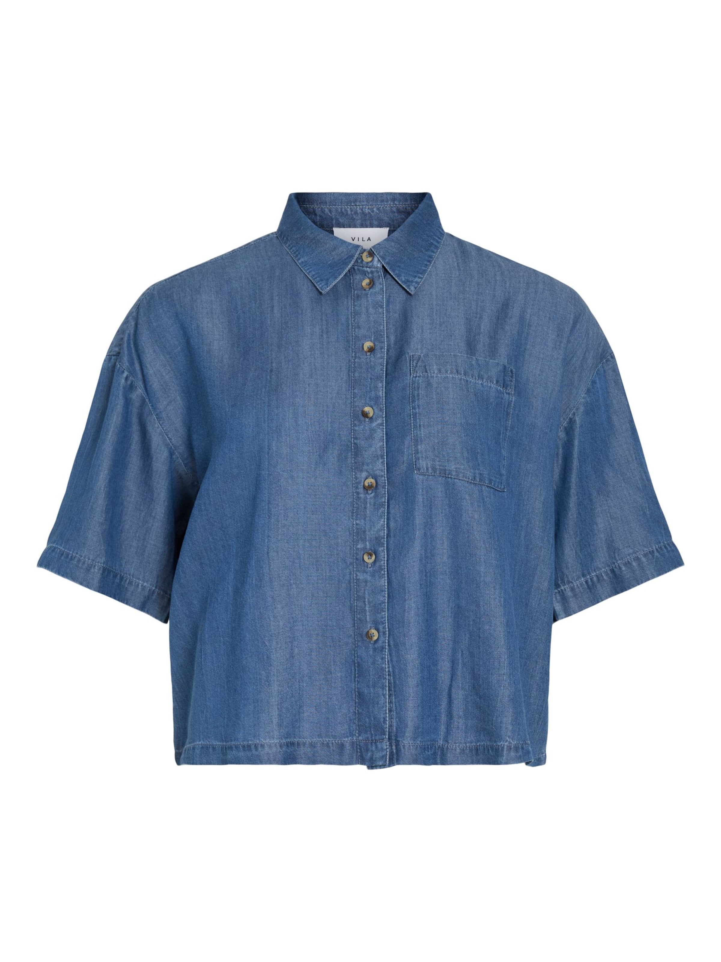 VILA Bluse 'VITEVIRA' in enzian, Produktansicht