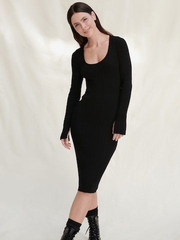 A LOT LESS - Vestido 'Josefin' en negro