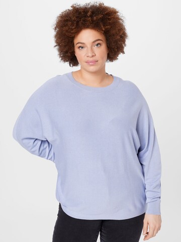 ONLY Carmakoma Sweater 'HEIDI' in Blue: front