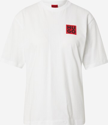 T-shirt 'Dashire' HUGO en blanc : devant