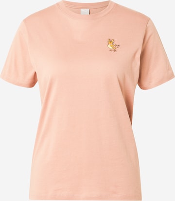 oranžinė Iriedaily Marškinėliai 'Catduck': priekis