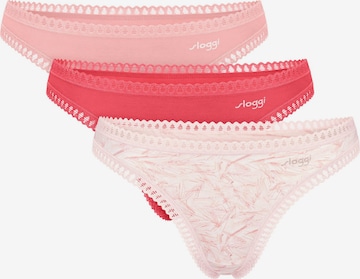 String 'Go Crush' di SLOGGI in rosa: frontale