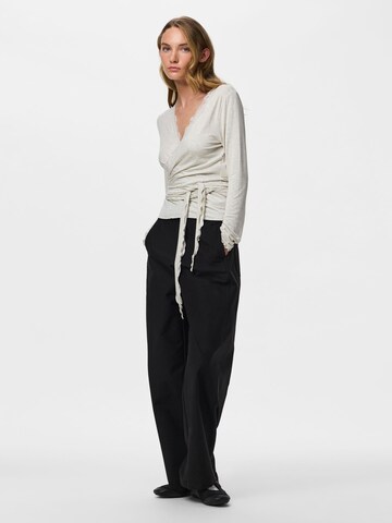 PIECES Shirt 'PCBarbera Roya' in Grijs