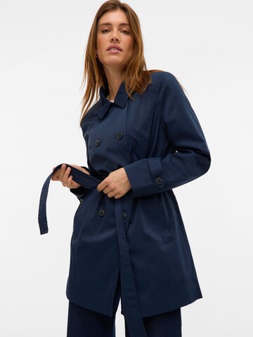 Manteau mi-saison 'VMChelsea Olivia' VERO MODA en bleu