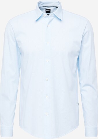 BOSS Regularny krój Koszula 'Roan' w kolorze niebieski: przód