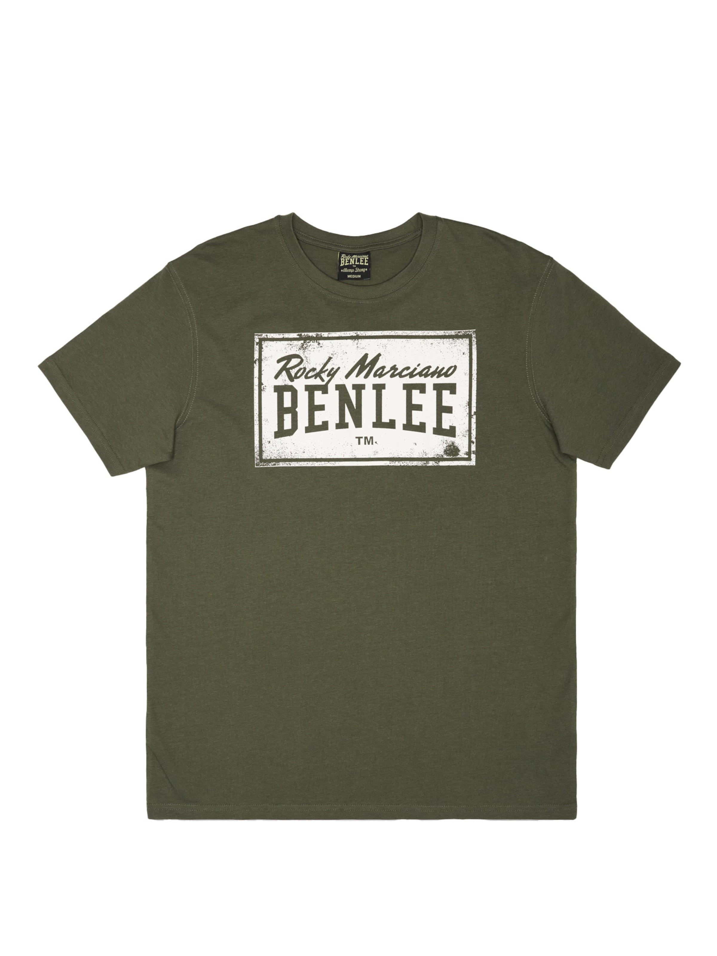 Benlee T-shirt 'BOXLABEL' i grön: framsida