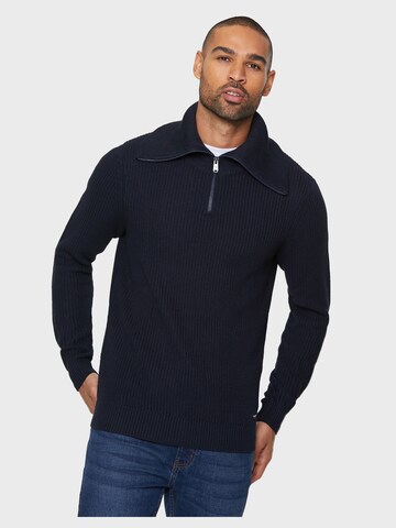 Threadbare Sweater 'Francis' in Blue: front