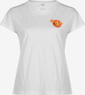 Merchcode Shirt 'Lola' in Wit: voorkant