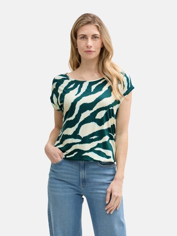 TOM TAILOR Shirt in Groen: voorkant