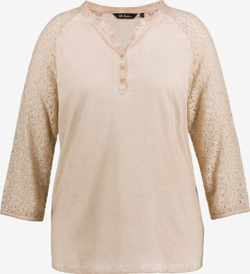 Ulla Popken Shirt in Beige: front