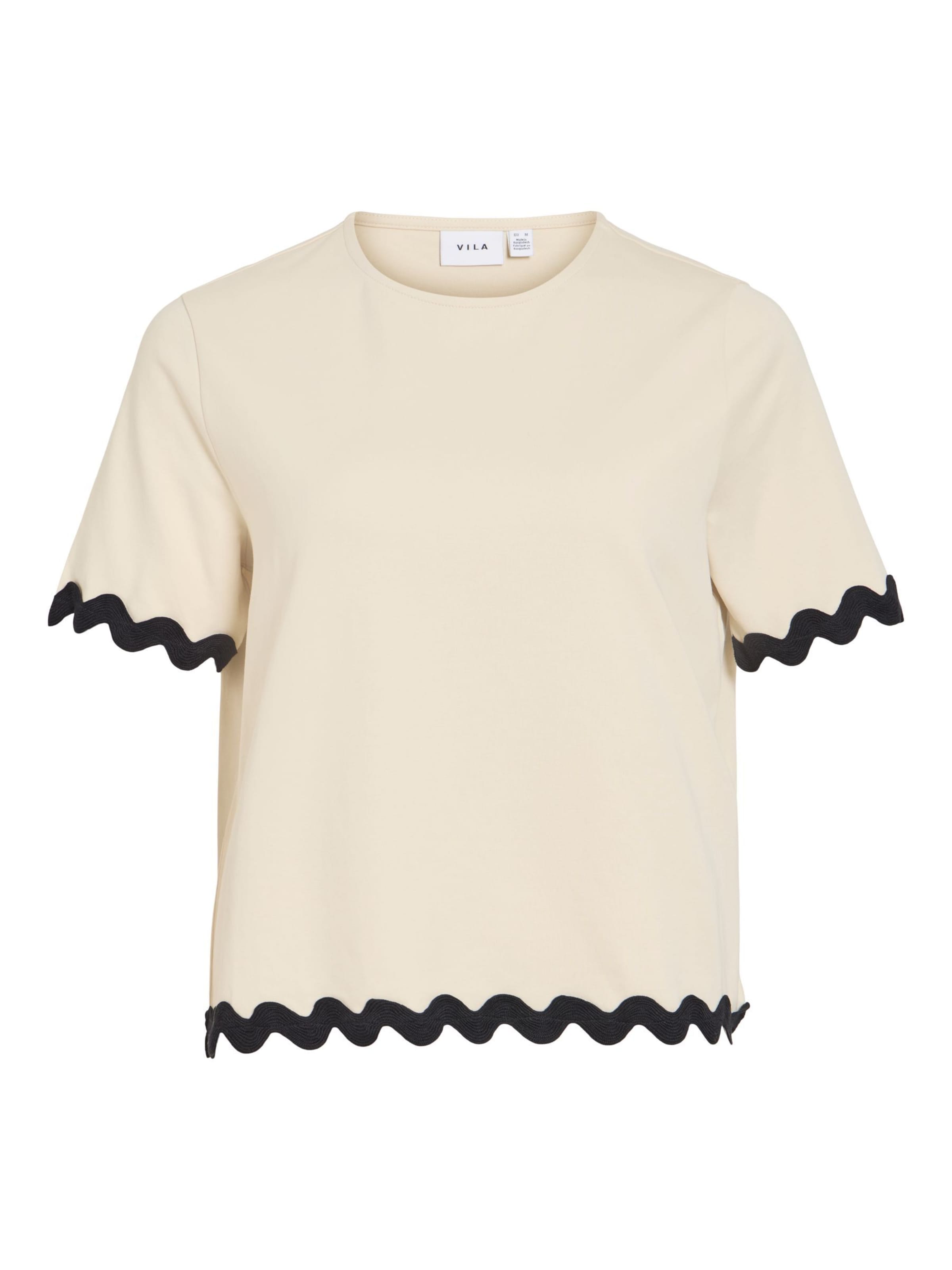 VILA T-Shirt 'VICalisa' in Grau: Vorderseite