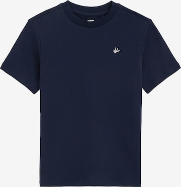 WE Fashion - Camiseta en azul: frente