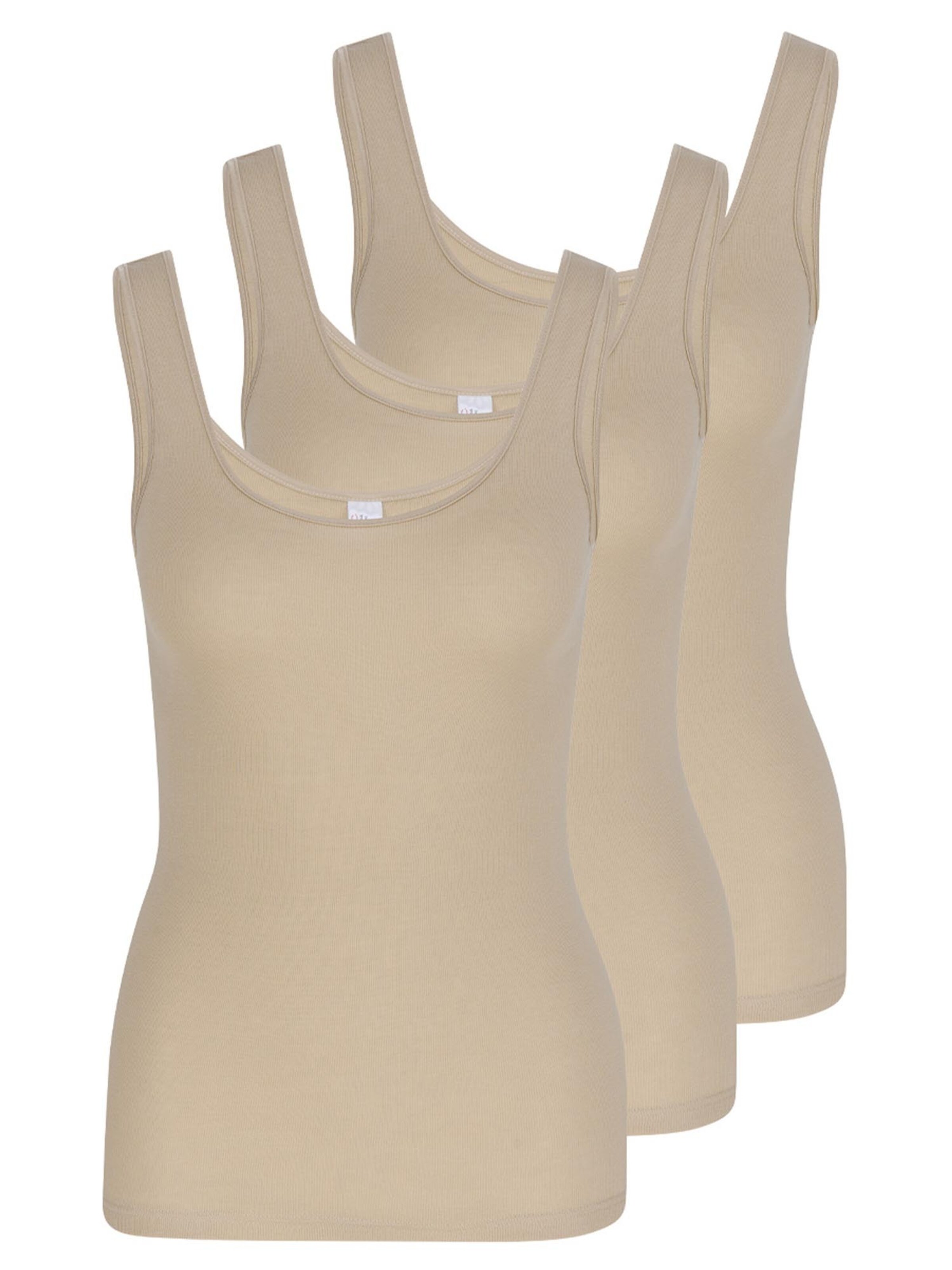 Nina von C. Unterhemd 'Daily'‌‌‌‌‌‌ in Beige: Vorderseite