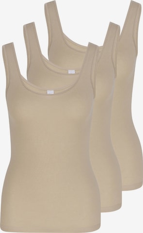 Nina von C. Unterhemd 'Daily' in Beige: Vorderseite