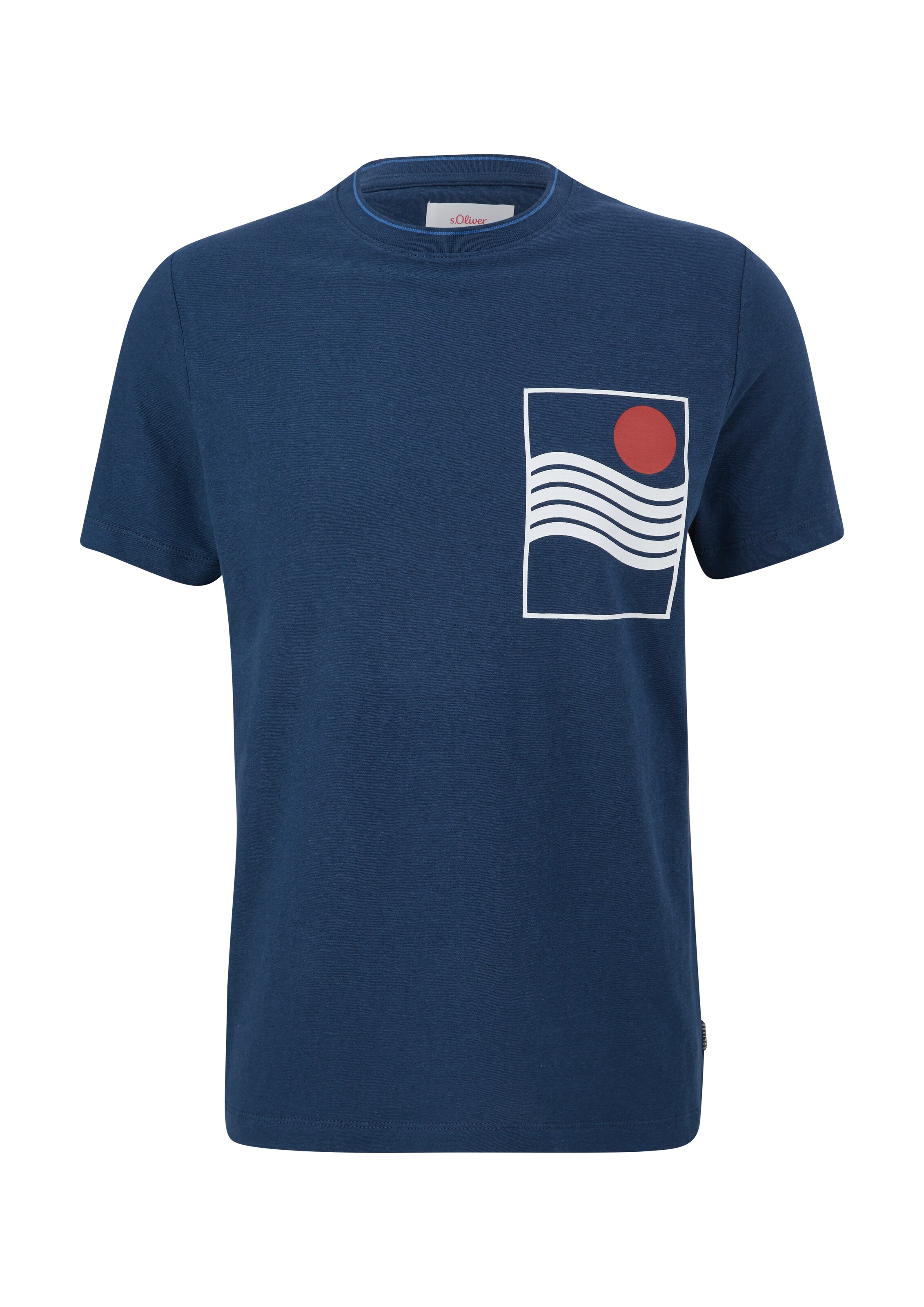 T-Shirt s.Oliver en bleu : devant