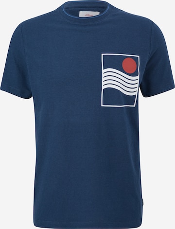 T-Shirt s.Oliver en bleu : devant