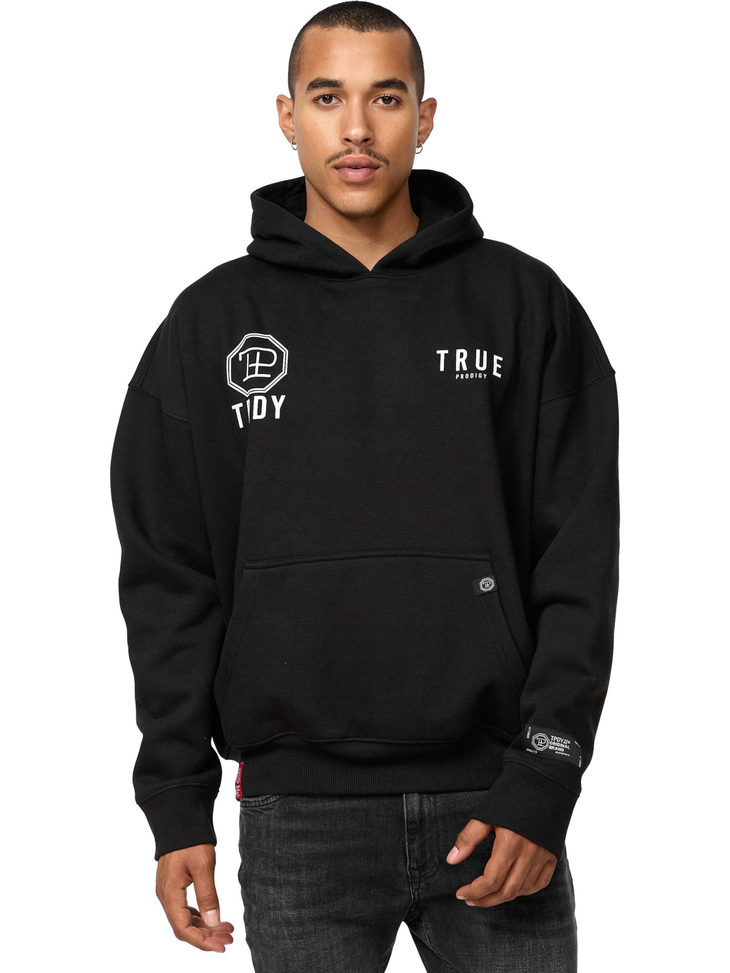 Sweat-shirt 'Aaren' trueprodigy en noir : devant