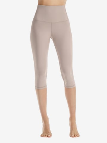 Skinny Pantalon de sport ' HWL217C ' Winshape en beige : devant