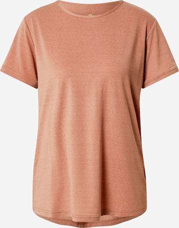 T-shirt fonctionnel 'Lizzy' Athlecia en marron : devant