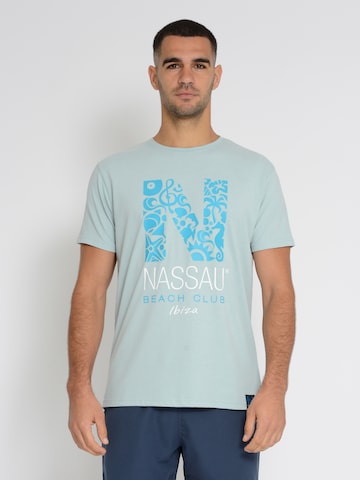 NASSAU Beach Club Shirt in Blau: Vorderseite