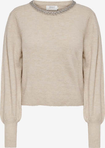 ONLY - Jersey 'Alsia' en beige: frente