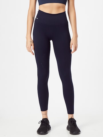 aim'n Skinny Workout Pants in Blue: front