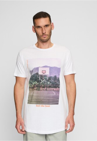 Maglietta 'Feel the Heat' di MT Men in bianco: frontale