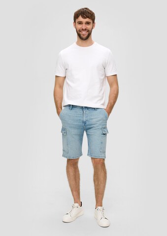 s.Oliver Regular Cargojeans in Blau